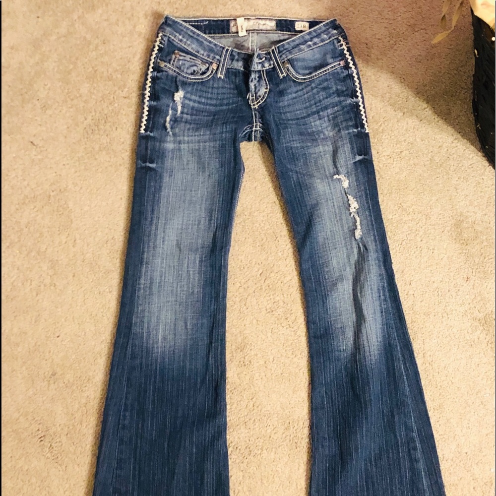 BKE starlight jeans flare leg 23 regular